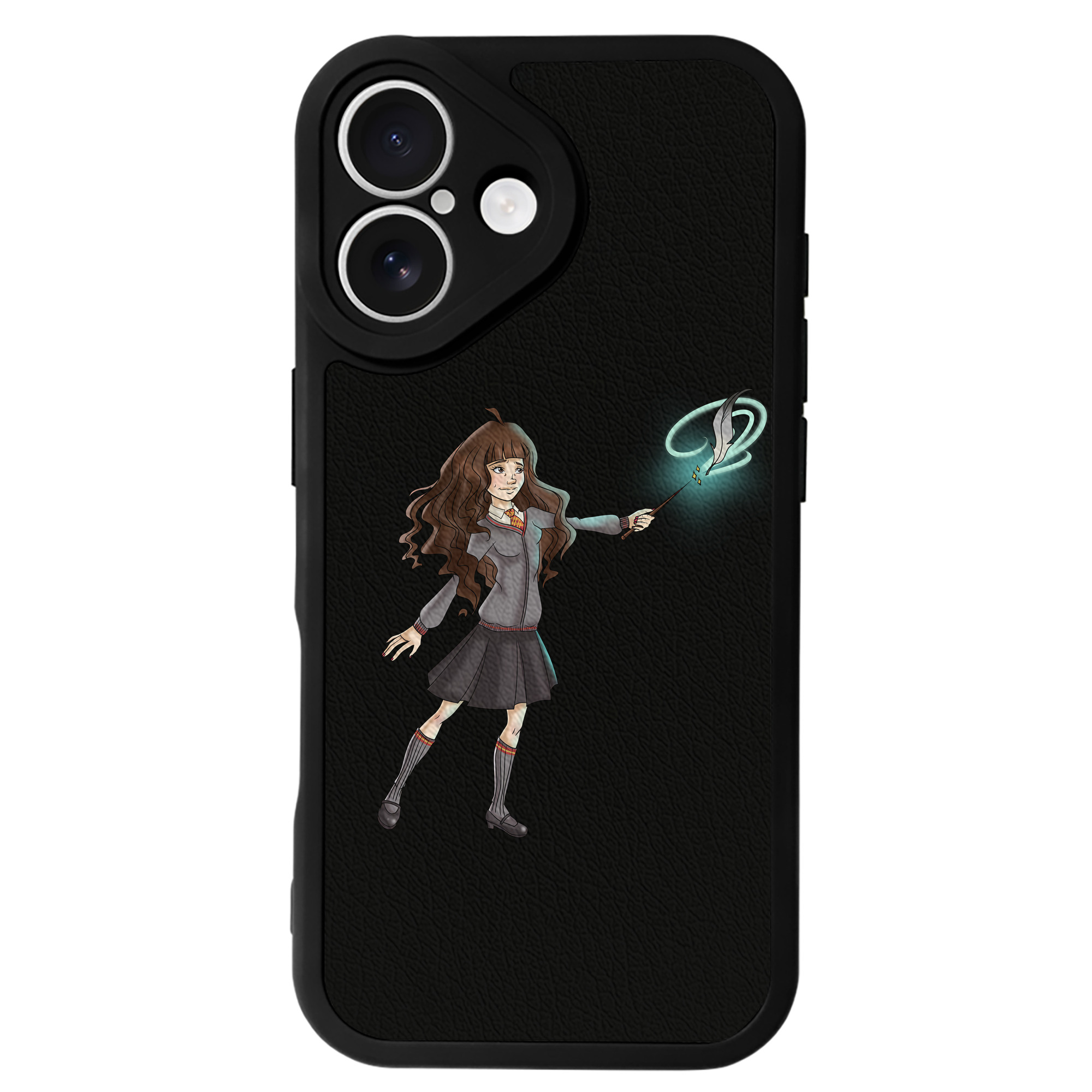 （画像用） Harry Potter ハリー・ポッターシリーズ 【iPhone 16シリーズ対応】シリコンスマホケース（レザー調） 材質：シリコン